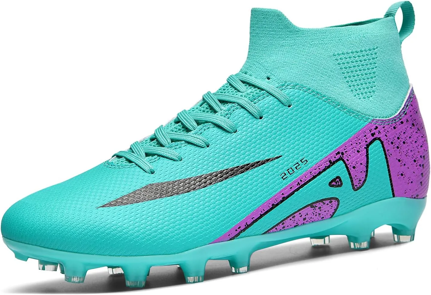 Soccer Cleats for Mens Womens Indoor Soccer Shoes Unisex Baseball Turf Shoes Youth Rugby Shoes Adult AG FG TF Football Boots Wide Training Sneaker