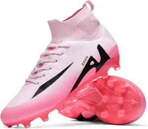 Soccer Cleats for Mens Womens Indoor Soccer Shoes Unisex Baseball Turf Shoes Youth Rugby Shoes Adult AG FG TF Football Boots Wide Training Sneaker