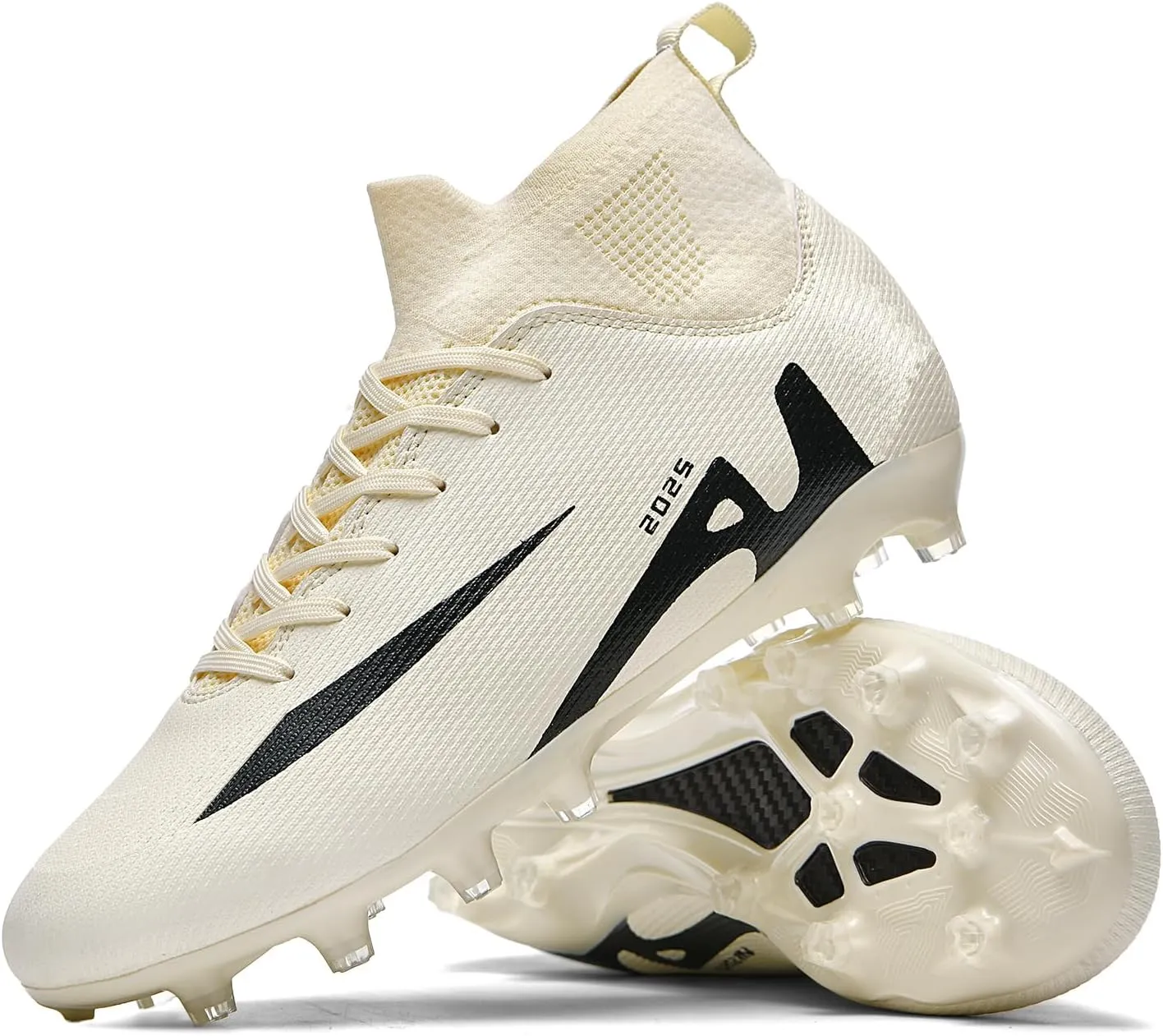 Soccer Cleats for Mens Womens Indoor Soccer Shoes Unisex Baseball Turf Shoes Youth Rugby Shoes Adult AG FG TF Football Boots Wide Training Sneaker