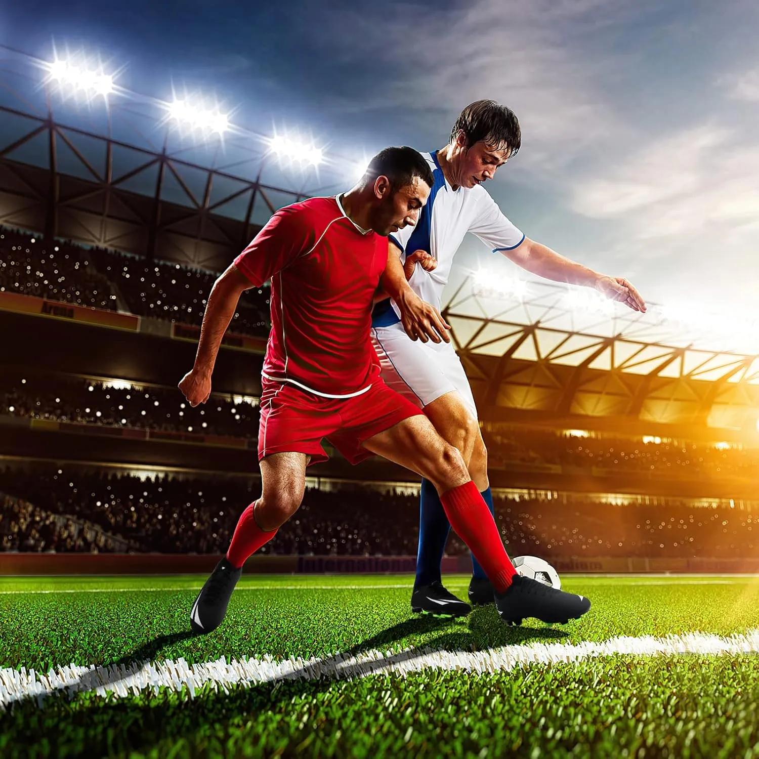 Soccer Cleats Mens Womens Football Cleats for Boy's Sneakers Soccer Shoes for Kids Professional FG Training Shoes