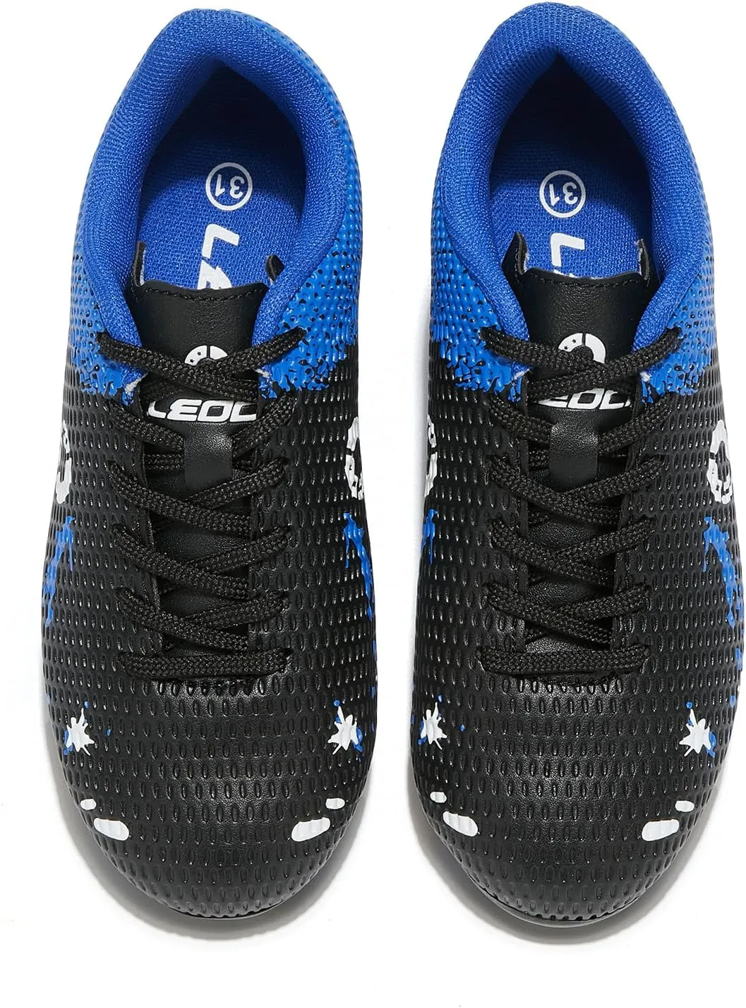 Soccer Shoes for Boys Pink Soccer Cleats Breathable Athletic Toddler Black Football Boots for Outdoor Indoor Soccer Shoes for Girls AG/FG