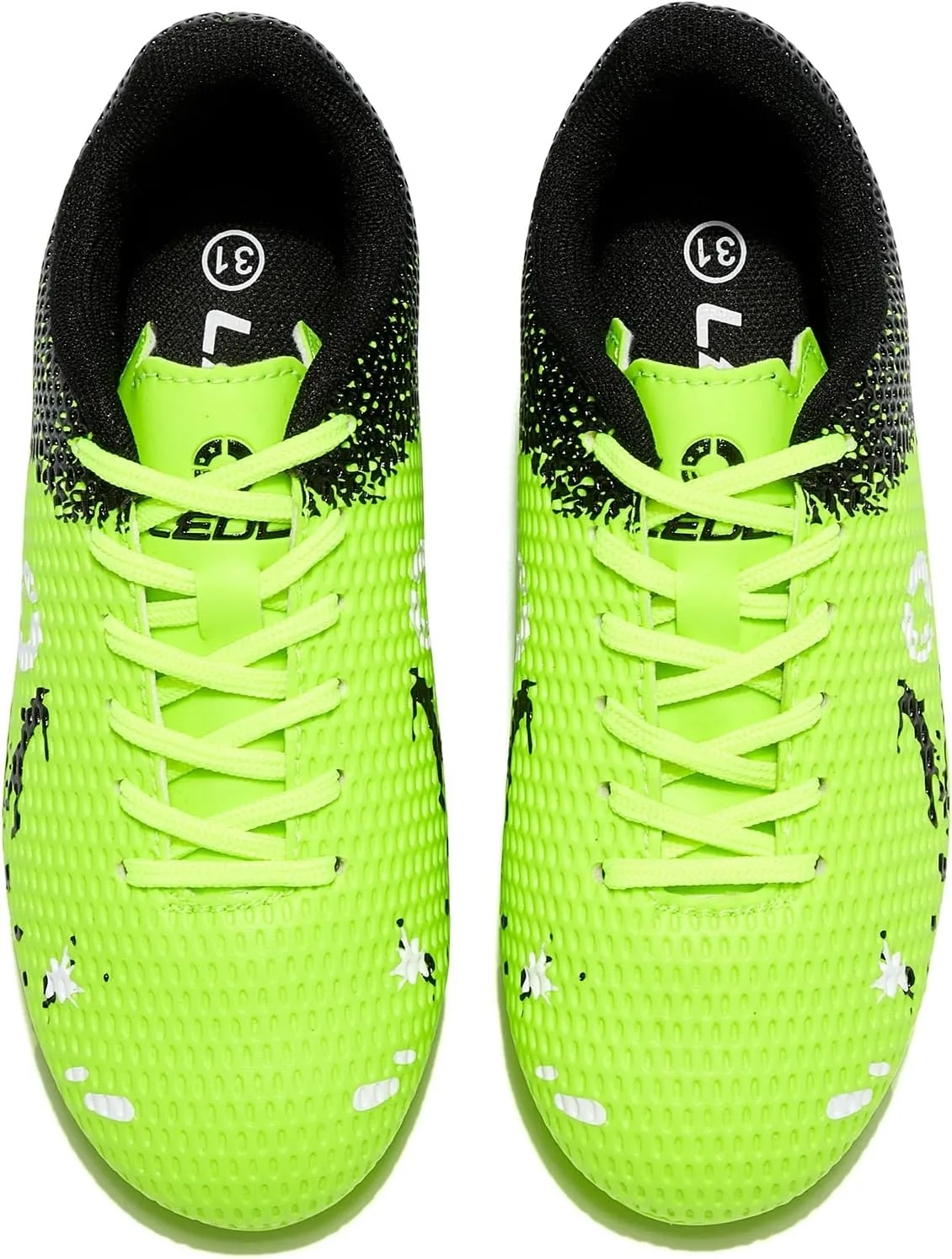 Soccer Shoes for Boys Pink Soccer Cleats Breathable Athletic Toddler Black Football Boots for Outdoor Indoor Soccer Shoes for Girls AG/FG