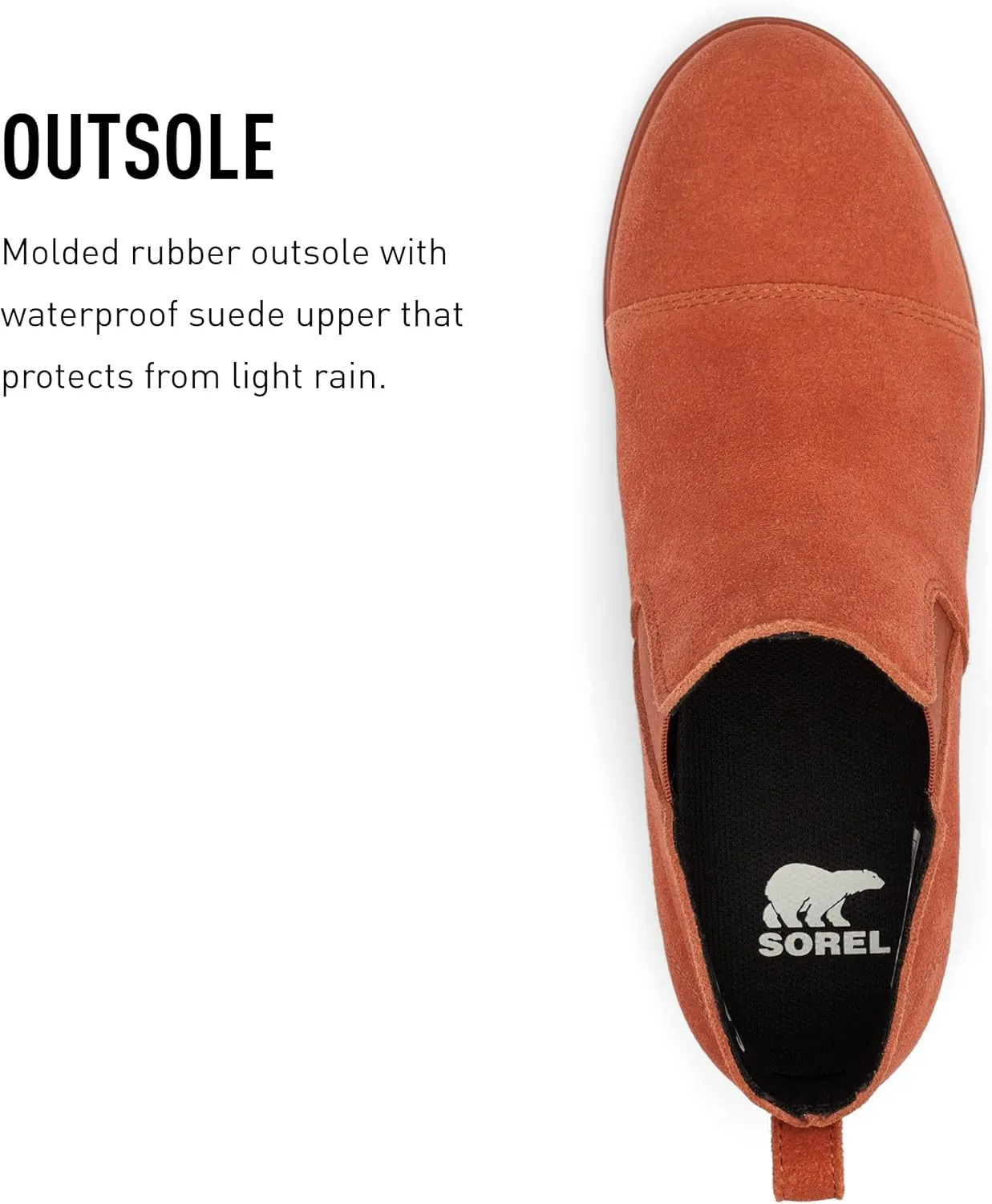 Sorel Women's Evie Pull-On Bootie — Waterproof Suede Leather — Wedge Ankle Booties