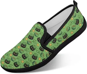 St. Patrick's Day Women's Casual Flats Anti-Skid Slip On Walking Shoes Comfort Lightweight for Holiday Vacation