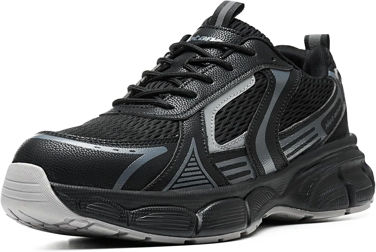 Steel Toe Shoes for Men Women, Comfortable Breathable Safety Sneakers, Lightweight Wide Work Shoes with Durable Soft Sole
