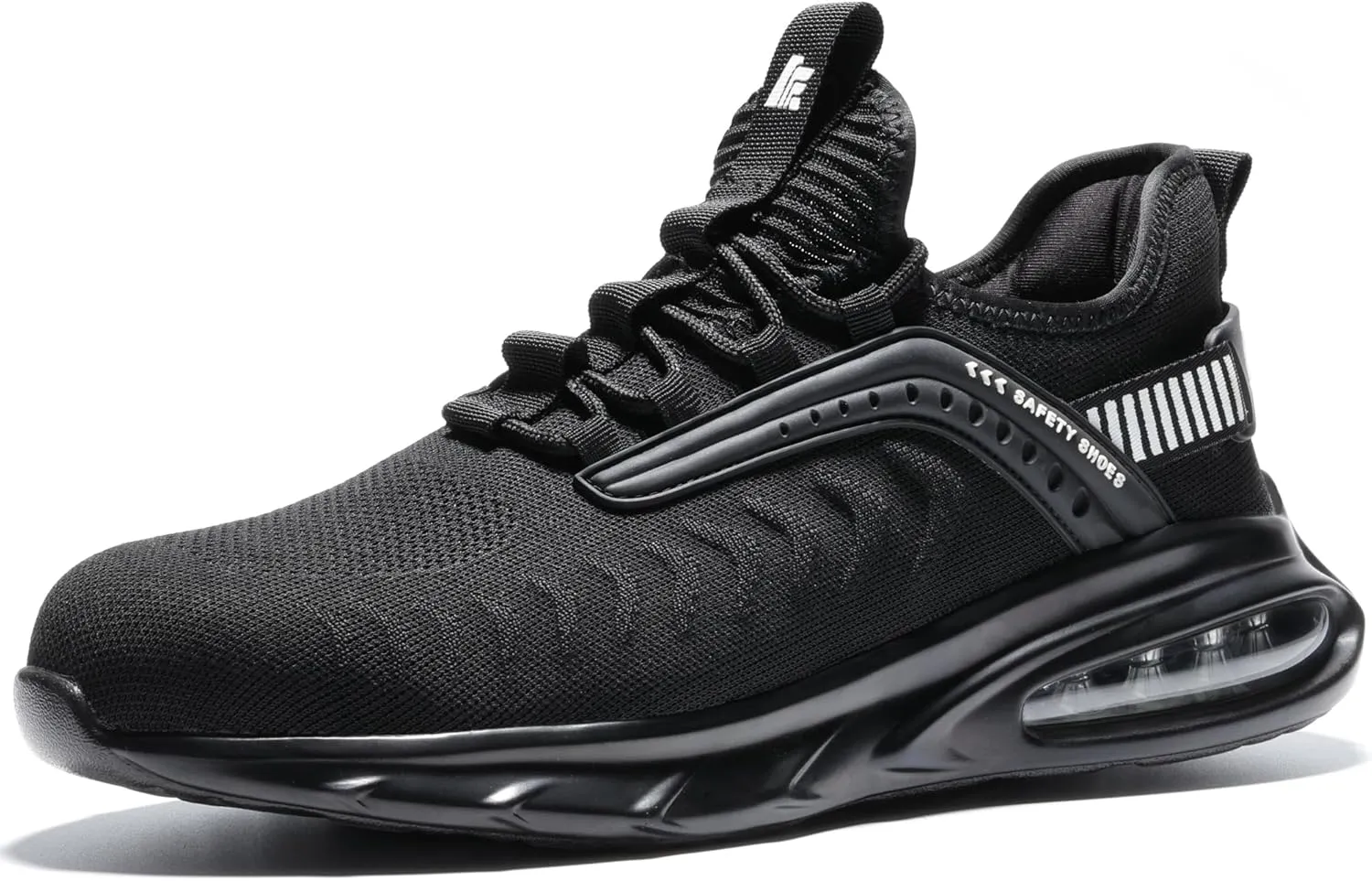 Steel Toe Shoes for Men Work Women Lightweight Air Cushion Sneakers Slip Resistant Safety Work Boots Indestructible Shoes