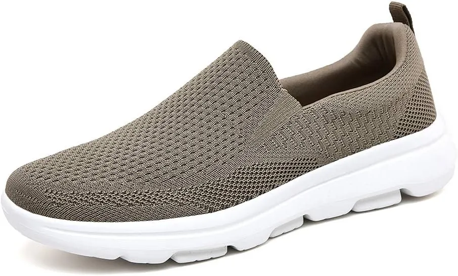 TIOSEBON Men's Mesh Slip On Walking Shoes Loafers-Work Drving Tennis Shoes