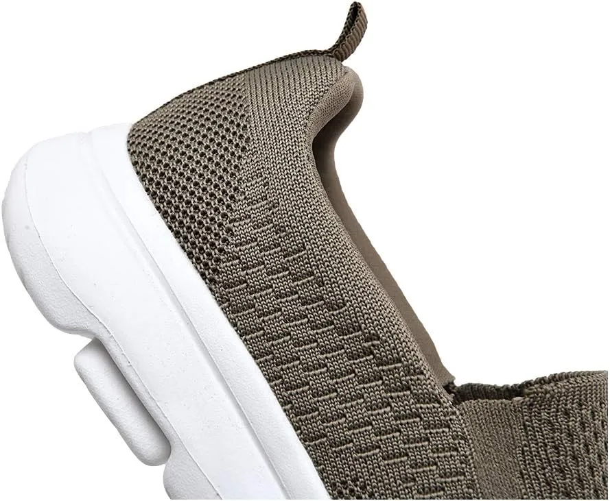 TIOSEBON Men's Mesh Slip On Walking Shoes Loafers-Work Drving Tennis Shoes