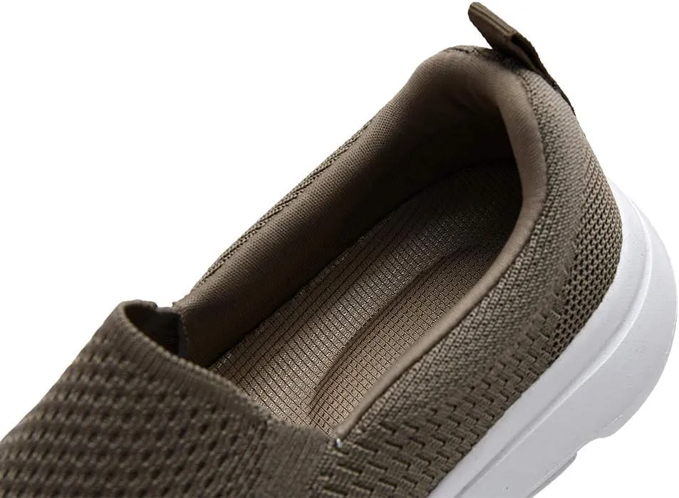 TIOSEBON Men's Mesh Slip On Walking Shoes Loafers-Work Drving Tennis Shoes