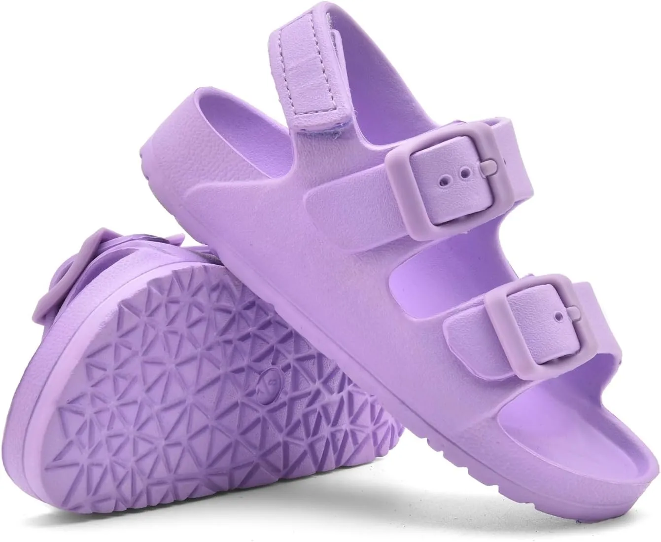 Toddler Unisex Adjustable Buckle Sandals – Comfortable Open Toe Beach & Pool Shoes for Boys & Girls with Back Strap