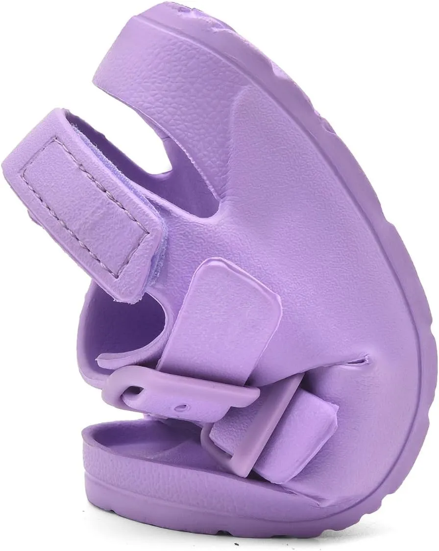 Toddler Unisex Adjustable Buckle Sandals – Comfortable Open Toe Beach & Pool Shoes for Boys & Girls with Back Strap