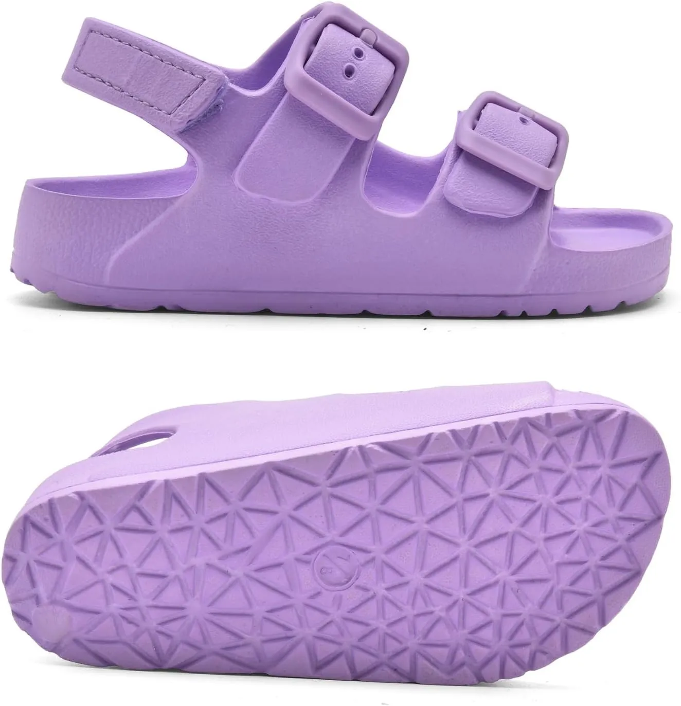Toddler Unisex Adjustable Buckle Sandals – Comfortable Open Toe Beach & Pool Shoes for Boys & Girls with Back Strap