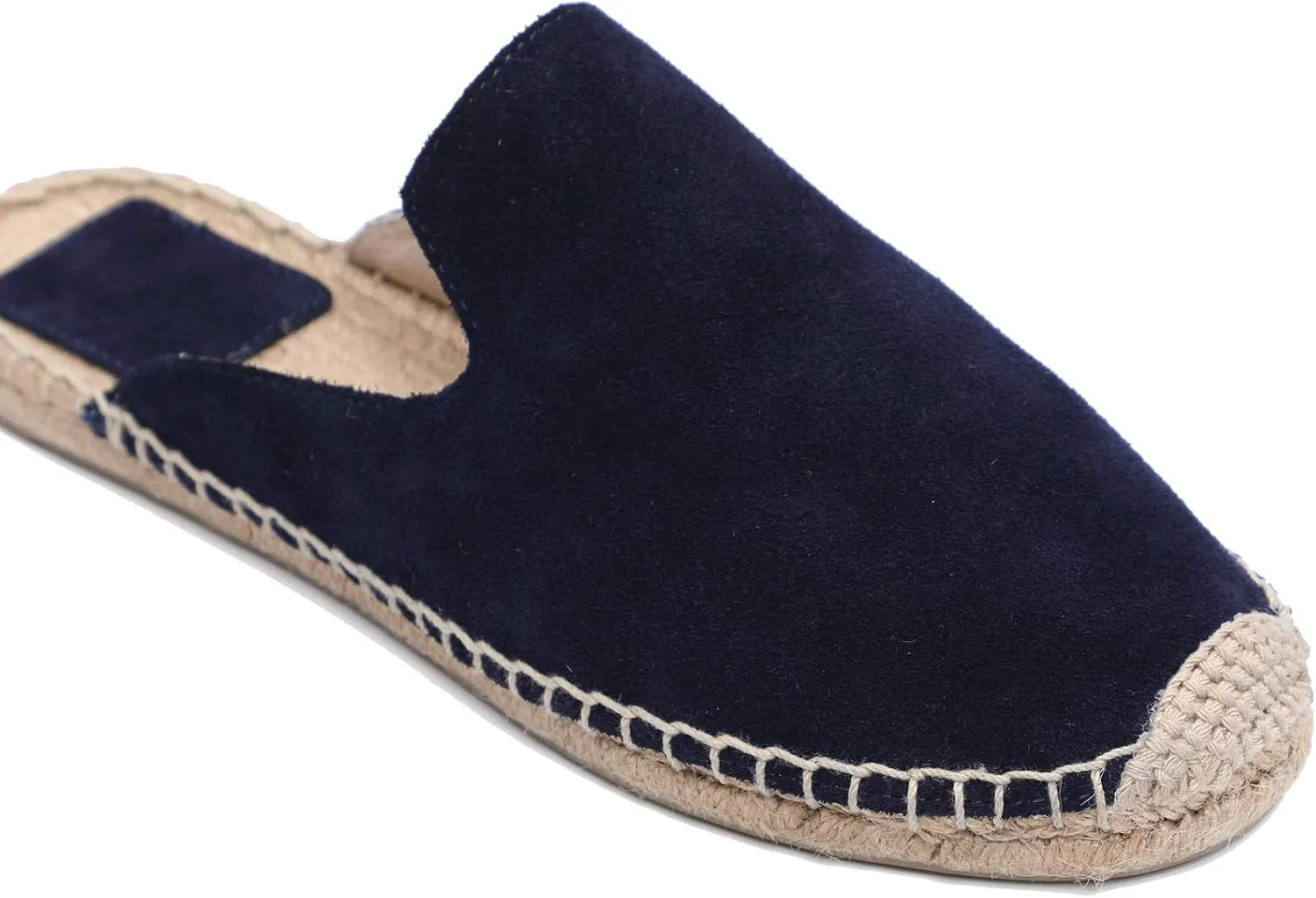 U-lite Women's Simple Mule Breathable Flat Espadrilles Shoes, Pure Color Mules