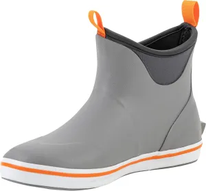 Ubon Women's Ankle Rain Boots, Waterproof Rubber Deck Boots, Short Garden Shoes Non Slip