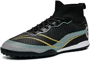Unisex-Adult Soccer Cleats: Mens High-Top Soccer Shoes Lightweight Training Football Boots for Youth
