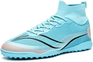 Unisex-Adult Soccer Cleats: Mens High-Top Soccer Shoes Lightweight Training Football Boots for Youth