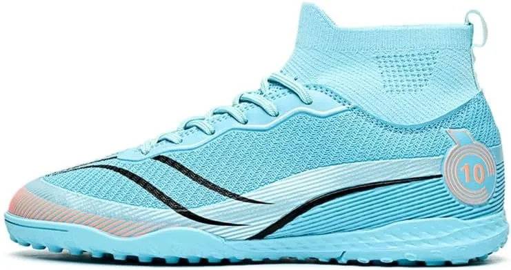 Unisex-Adult Soccer Cleats: Mens High-Top Soccer Shoes Lightweight Training Football Boots for Youth