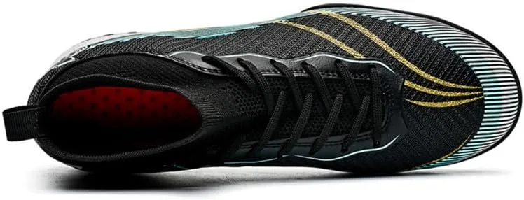Unisex-Adult Soccer Cleats: Mens High-Top Soccer Shoes Lightweight Training Football Boots for Youth