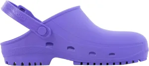 Unisex Max Professional Work Clogs, Purple, 4