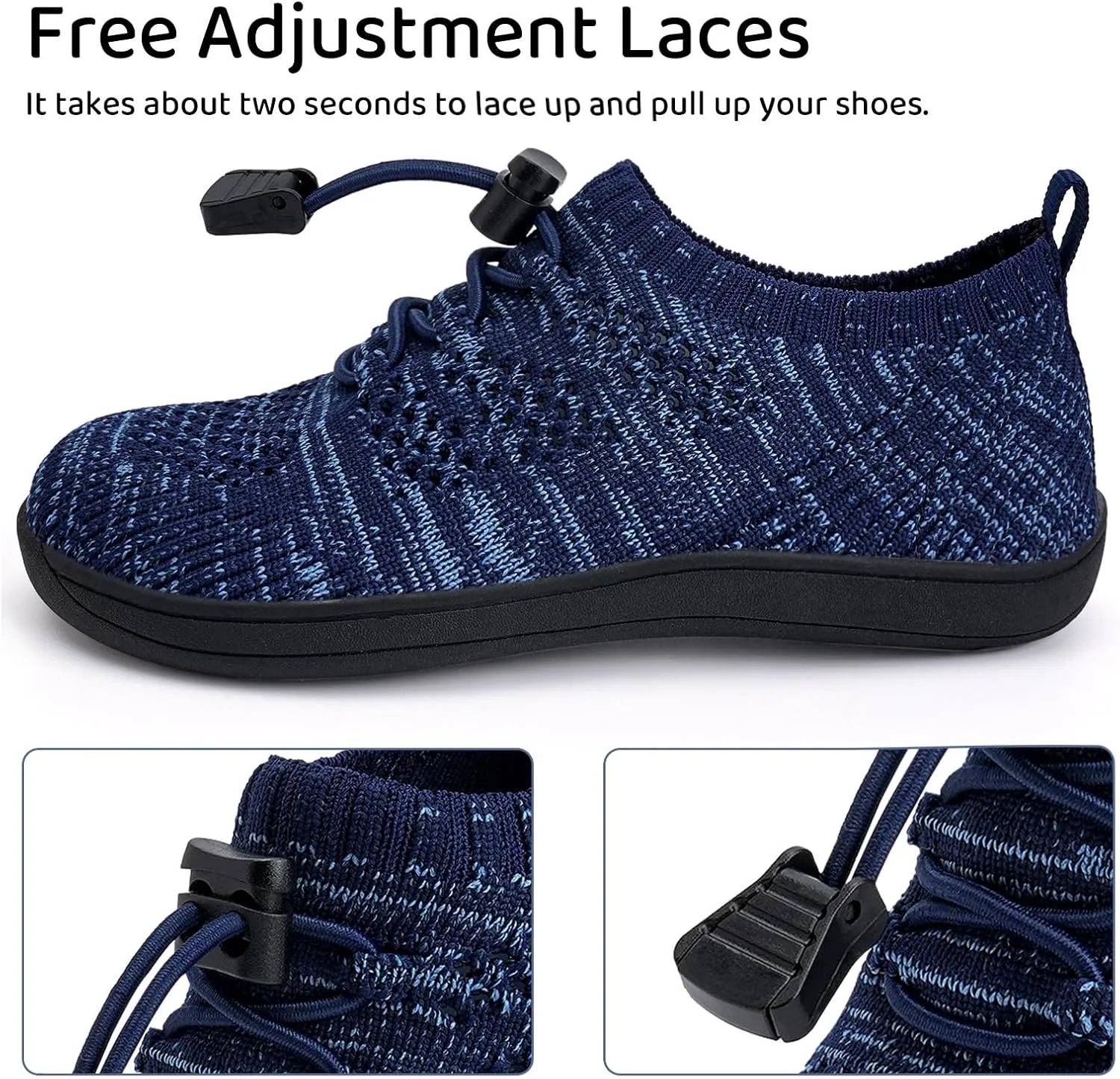 WateLves Water Shoes for Toddler Little Kid Minimalist Wide Barefoot Zero Drop Sole Splay Naturally Aqua Sneakers Boys Girls