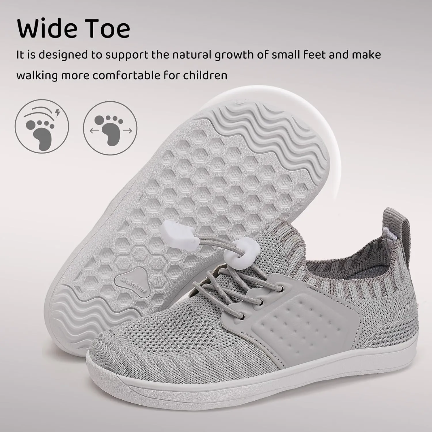 WateLves Water Shoes for Toddler Little Kid Minimalist Wide Barefoot Zero Drop Sole Splay Naturally Aqua Sneakers Boys Girls