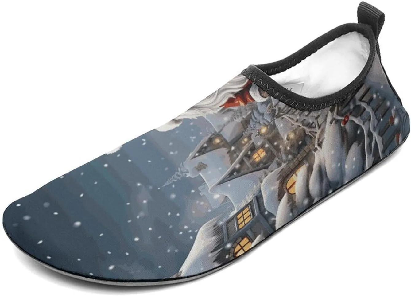 Water Shoes for Women Men Quick-Dry Aqua Socks Swim Pool Barefoot Shoes Christmas Snow Beach Shoes