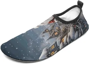 Water Shoes for Women Men Quick-Dry Aqua Socks Swim Pool Barefoot Shoes Christmas Snow Beach Shoes