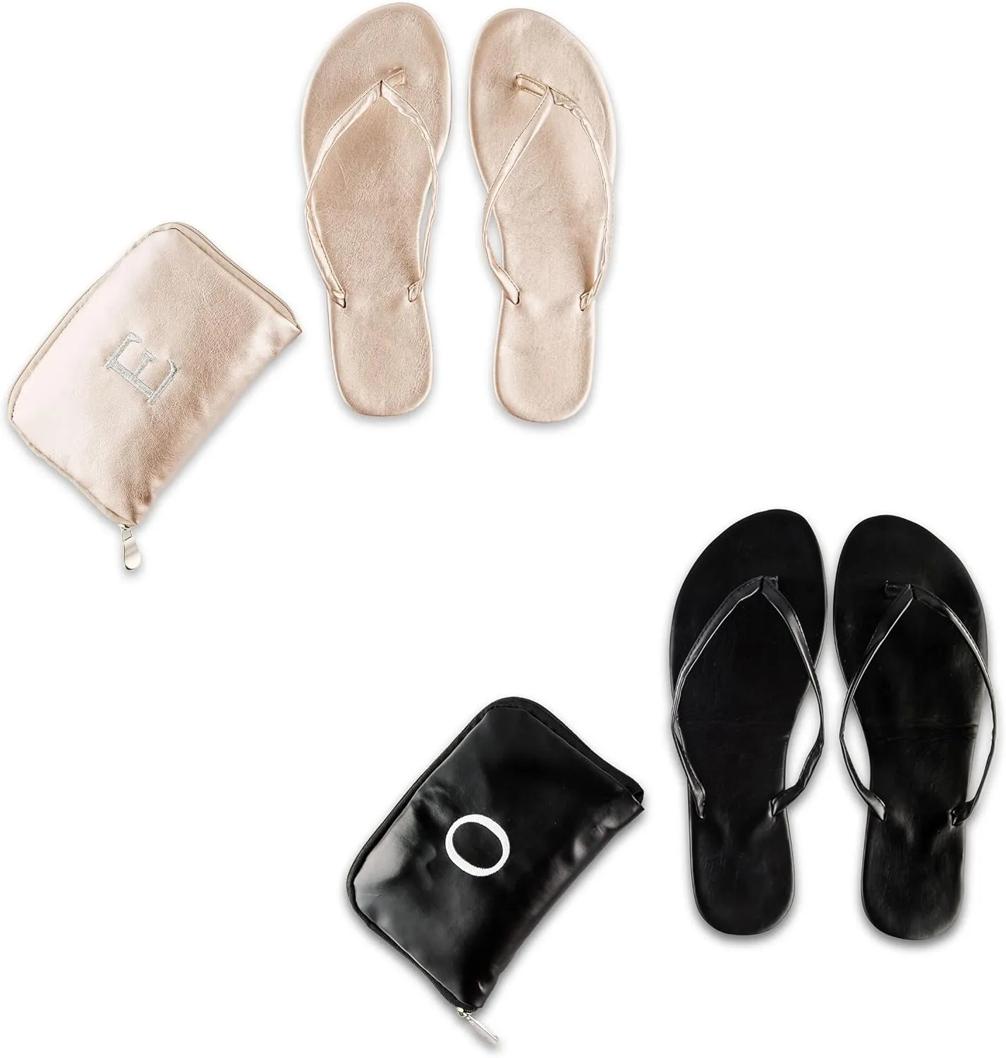 WEDDINGSTAR Custom Embroidered Foldable Flip Flop Wedding Favors
