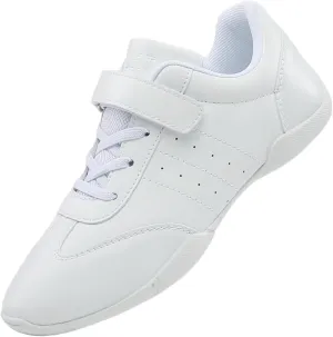 White Cheer Shoes Girls Dance Training Sneakers Kids Jumping Tumbling Exercise Aerobic Fitness Athletic Sneakers