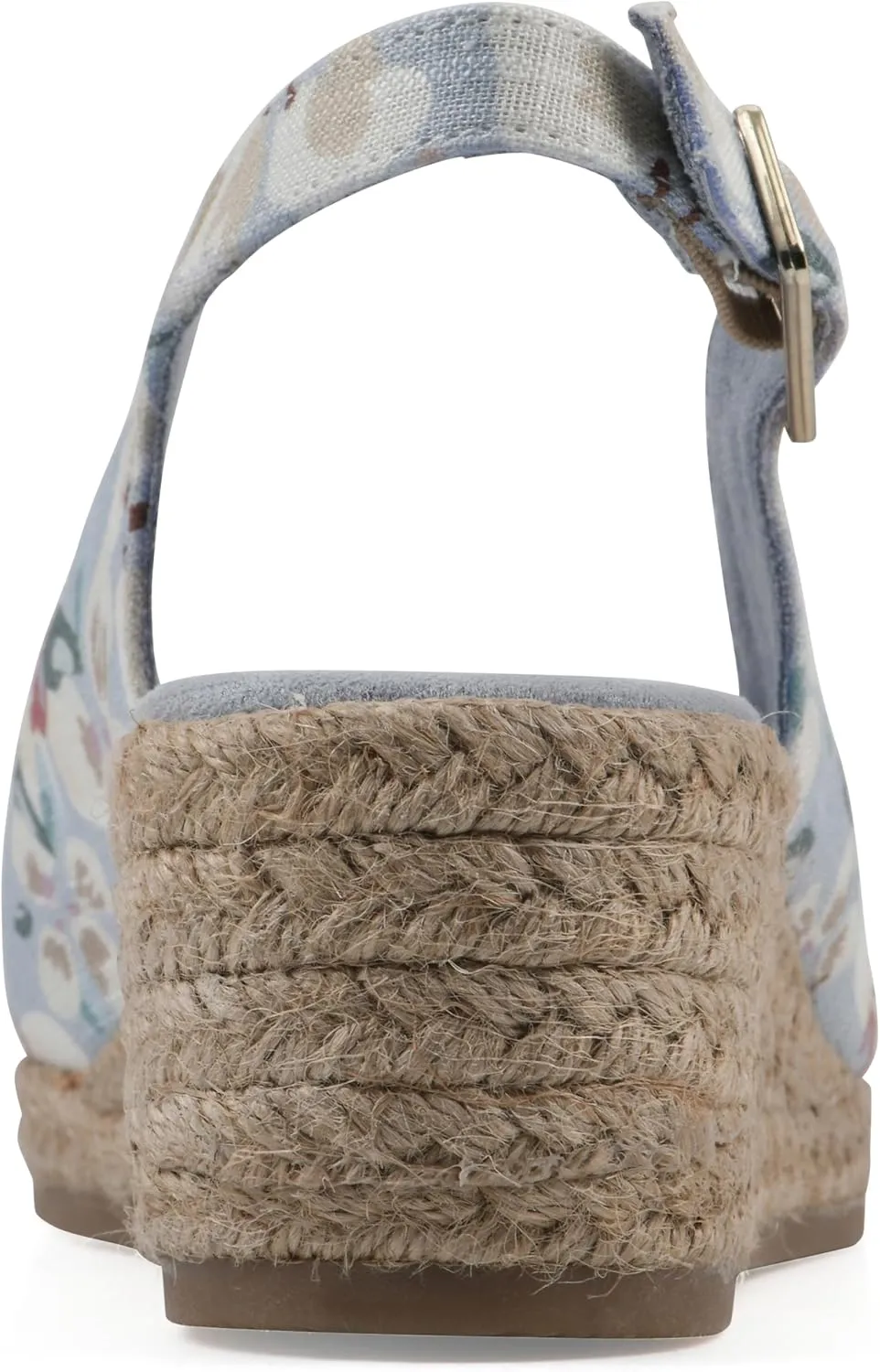 WHITE MOUNTAIN Women's Maize Sling-Back Mini-Heel Espadrille Sandal