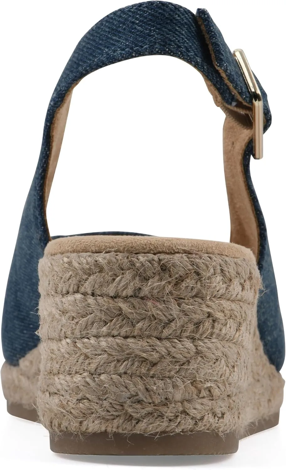 WHITE MOUNTAIN Women's Maize Sling-Back Mini-Heel Espadrille Sandal
