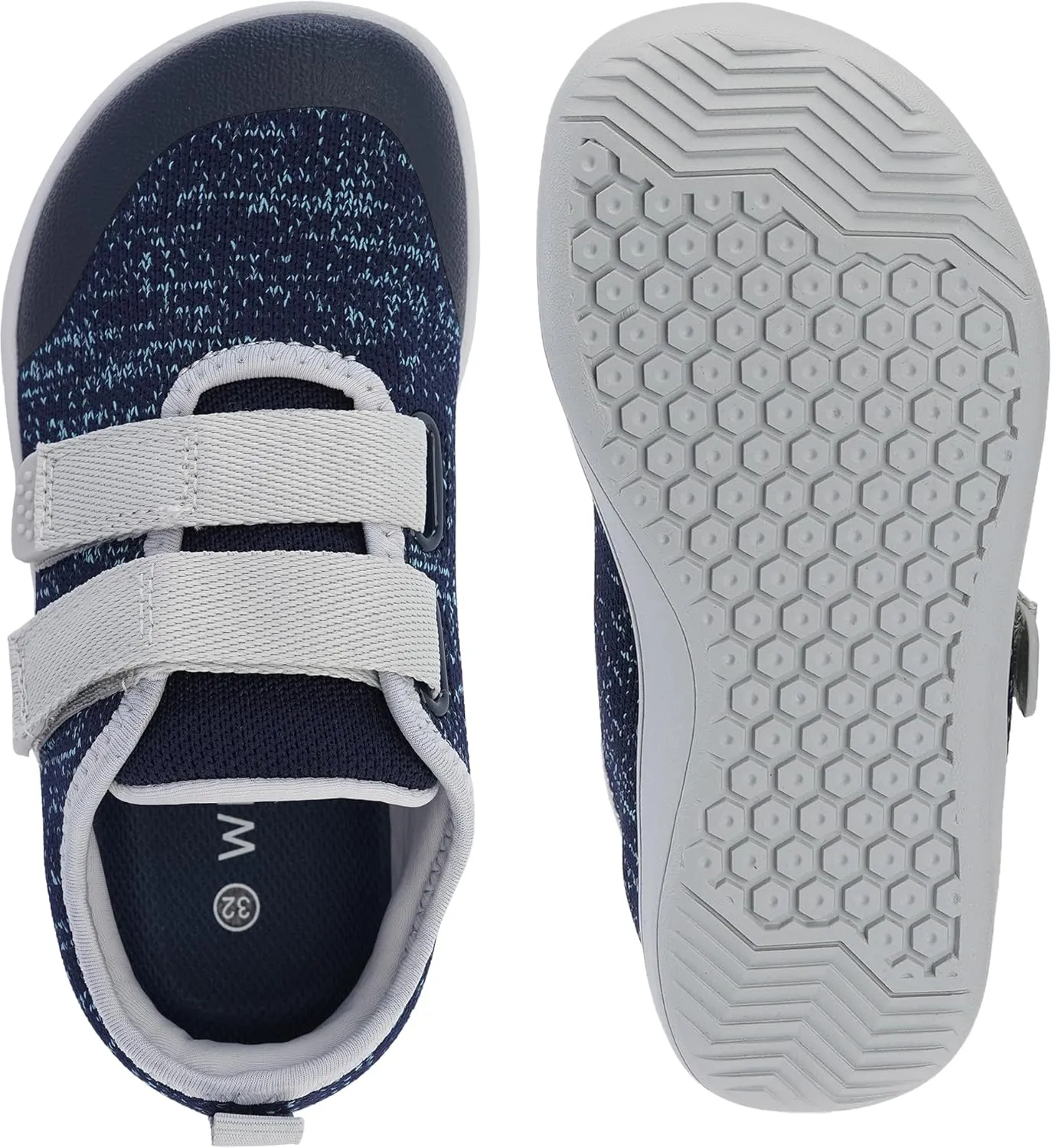 WHITIN Toddler/Little Kid Wide Barefoot Shoes | Minimalist Sneakers for Boys/Girls | Zero-Drop Healthy Sole | Natural to Grow