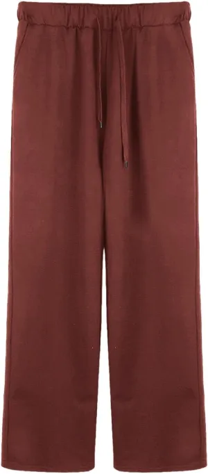 Women High Waisted Drawstring Pants Trendy Oversized Y2K Straight Leg Trouser Summer Beach Active Athletic Sweatpants