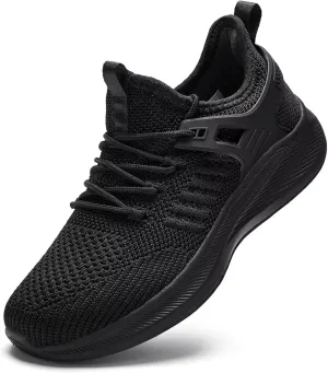 Womens Athletic Walking Shoes - Running Tennis Shoes Jogging Workout Lightweight Breathable Slip on Sneakers for Indoor Outdoor Gym Travel Work