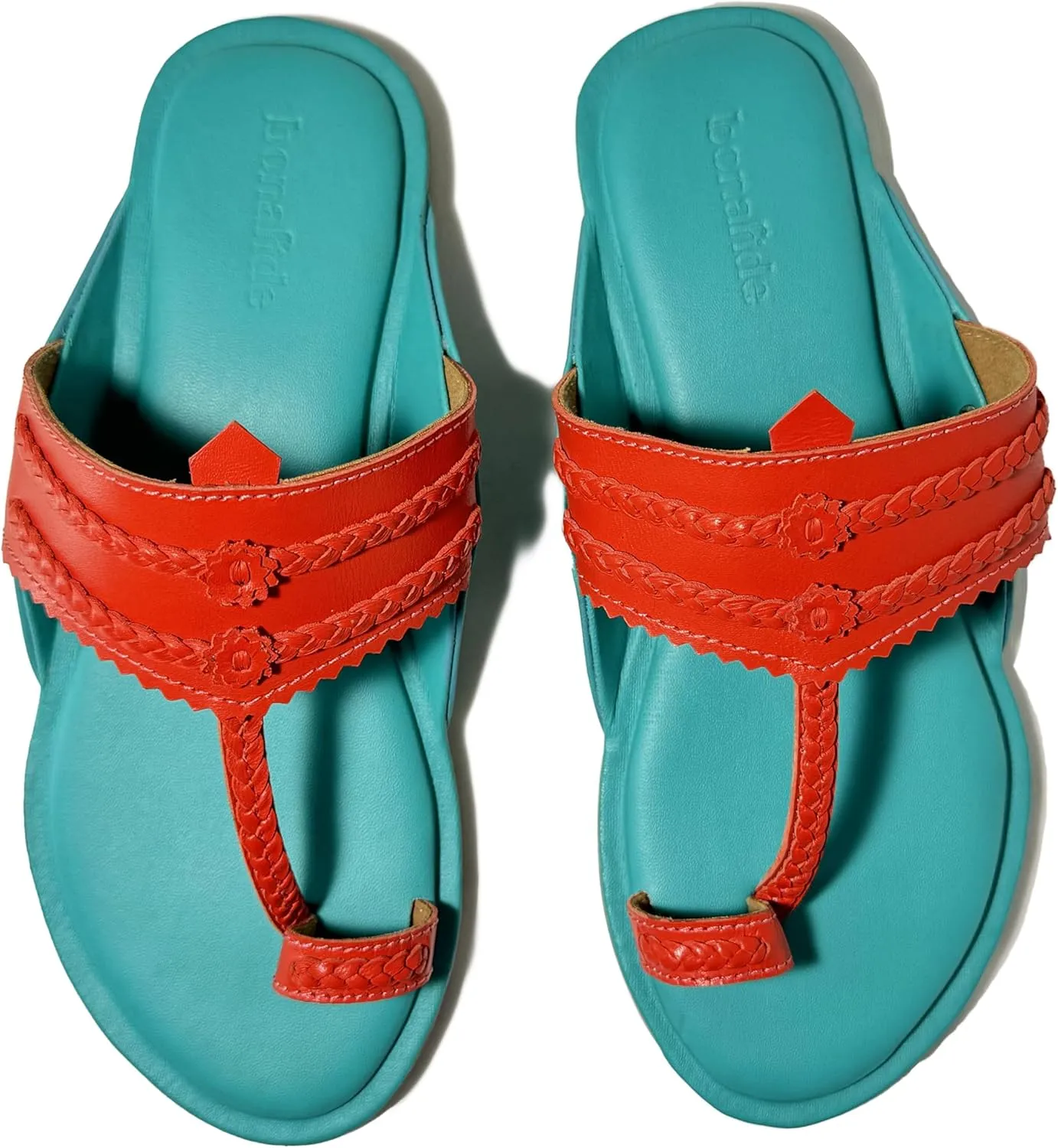 Women's Genuine Leather Handcrafted Kolhapuri Sandal, Flat Sandals, Slip On Sandals, Soft Leather Sandals,Slide Sandals
