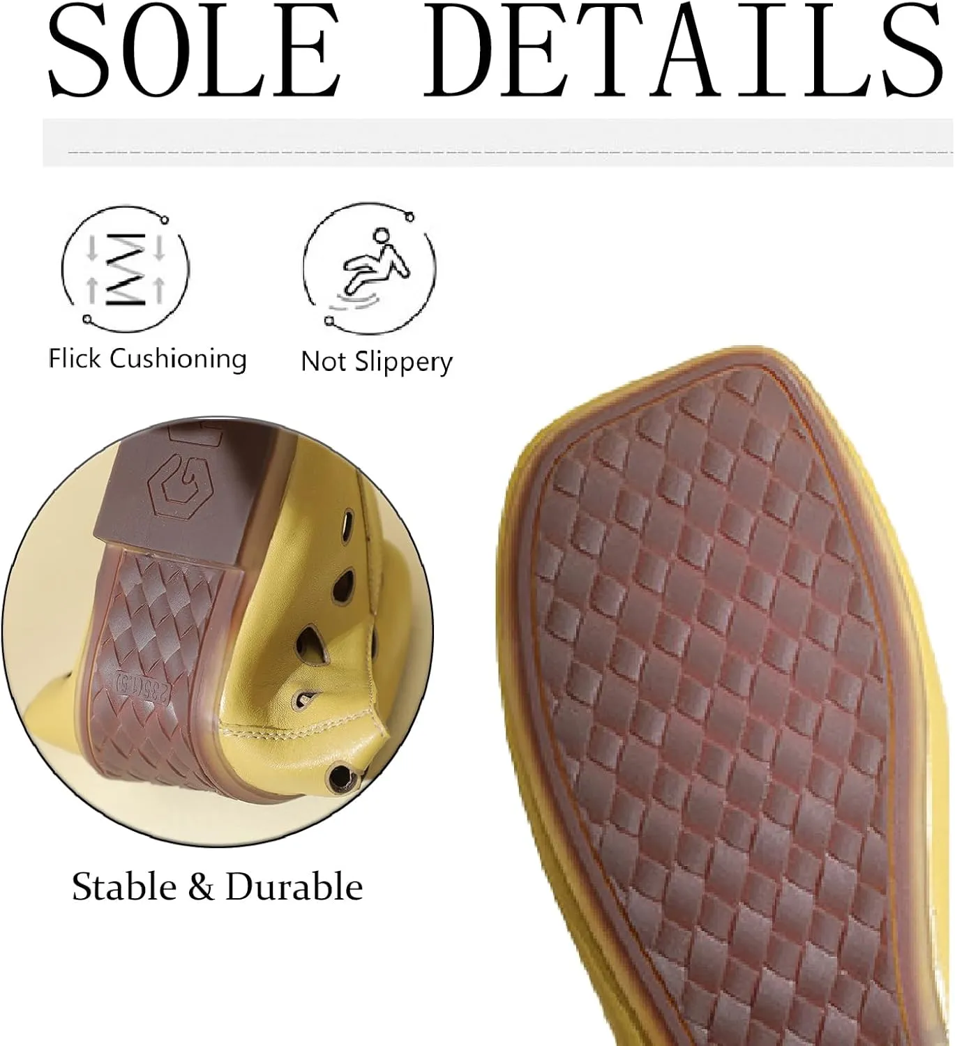Women's Genuine Leather Hollow Out Flats Sandals Retro Comfortable Square Toe Slip On Ballet Flat Shoes Lightweight Soft Sole Driving Walking Shoes