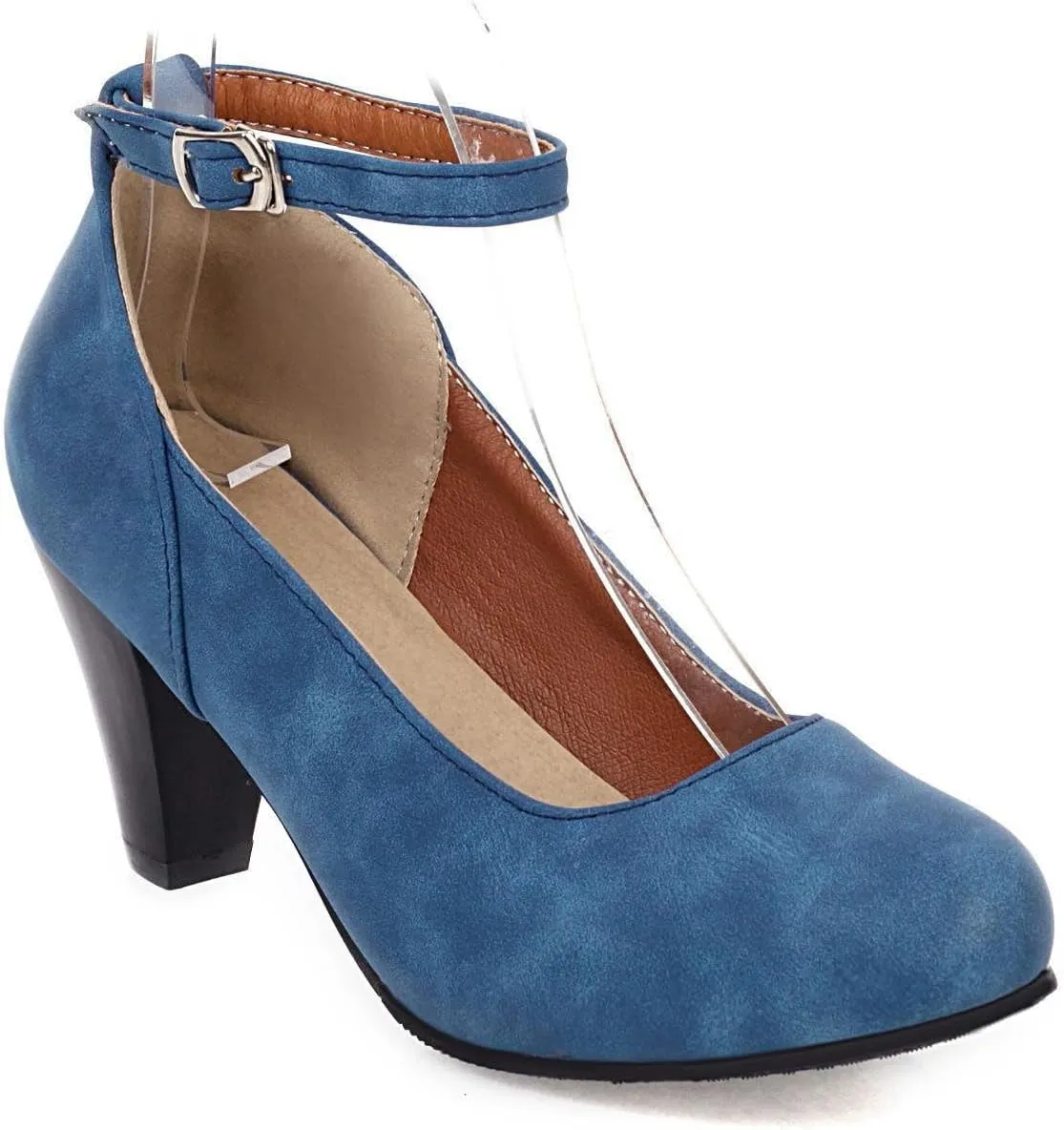 Women's High Heel Shoes Elegant Fixed Design for Wedding Party Comfortable Stiletto Heels with Ankle Strap Spring