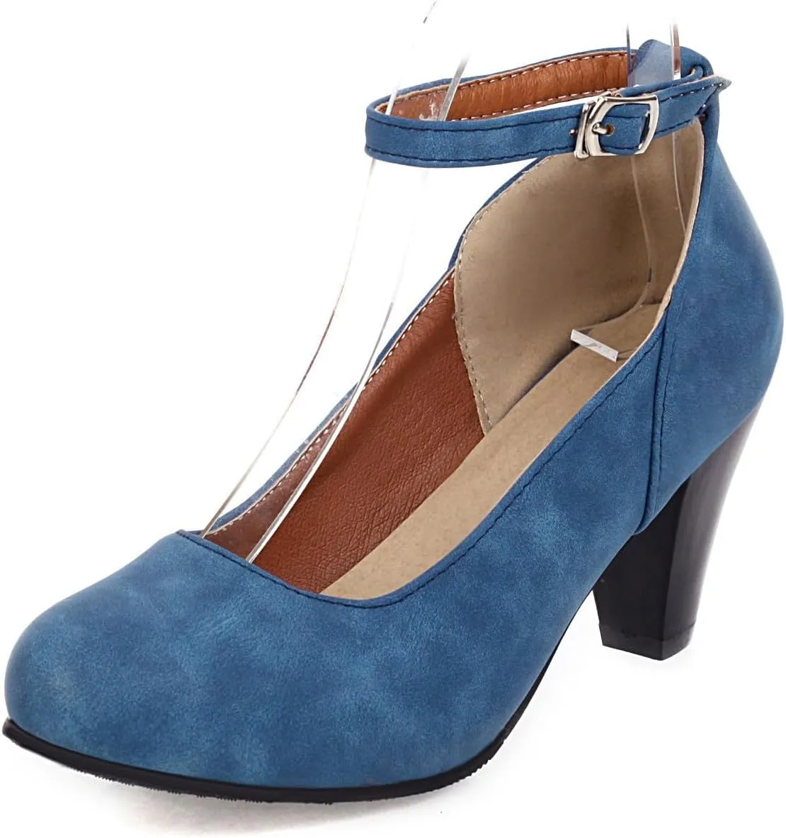 Women's High Heel Shoes Elegant Fixed Design for Wedding Party Comfortable Stiletto Heels with Ankle Strap Spring