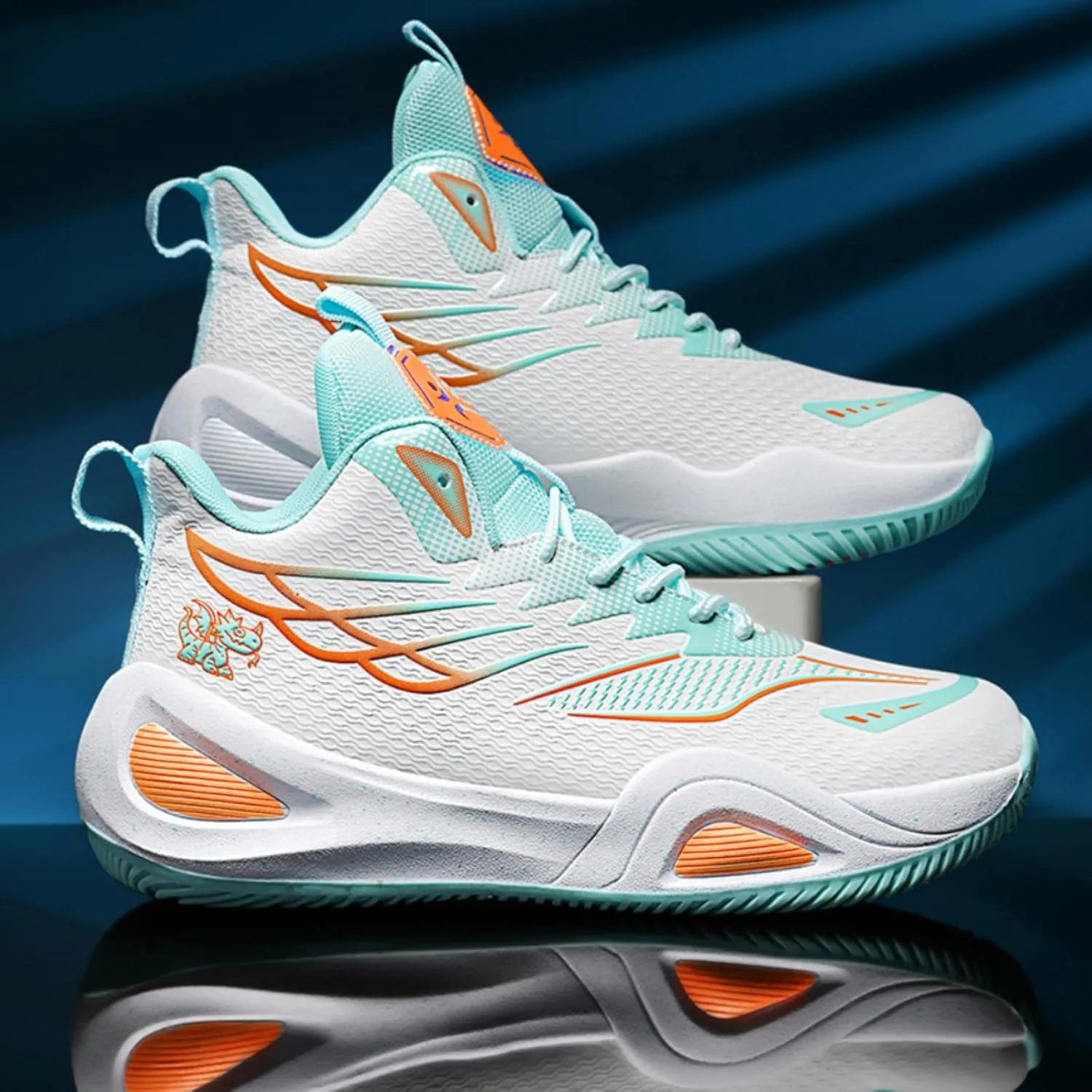 Womens Lace Up High Top Basketball Shoes Breathable Non Slip Outdoor Sneakers Cushioning Workout Shoes for Fitness Training Athletic