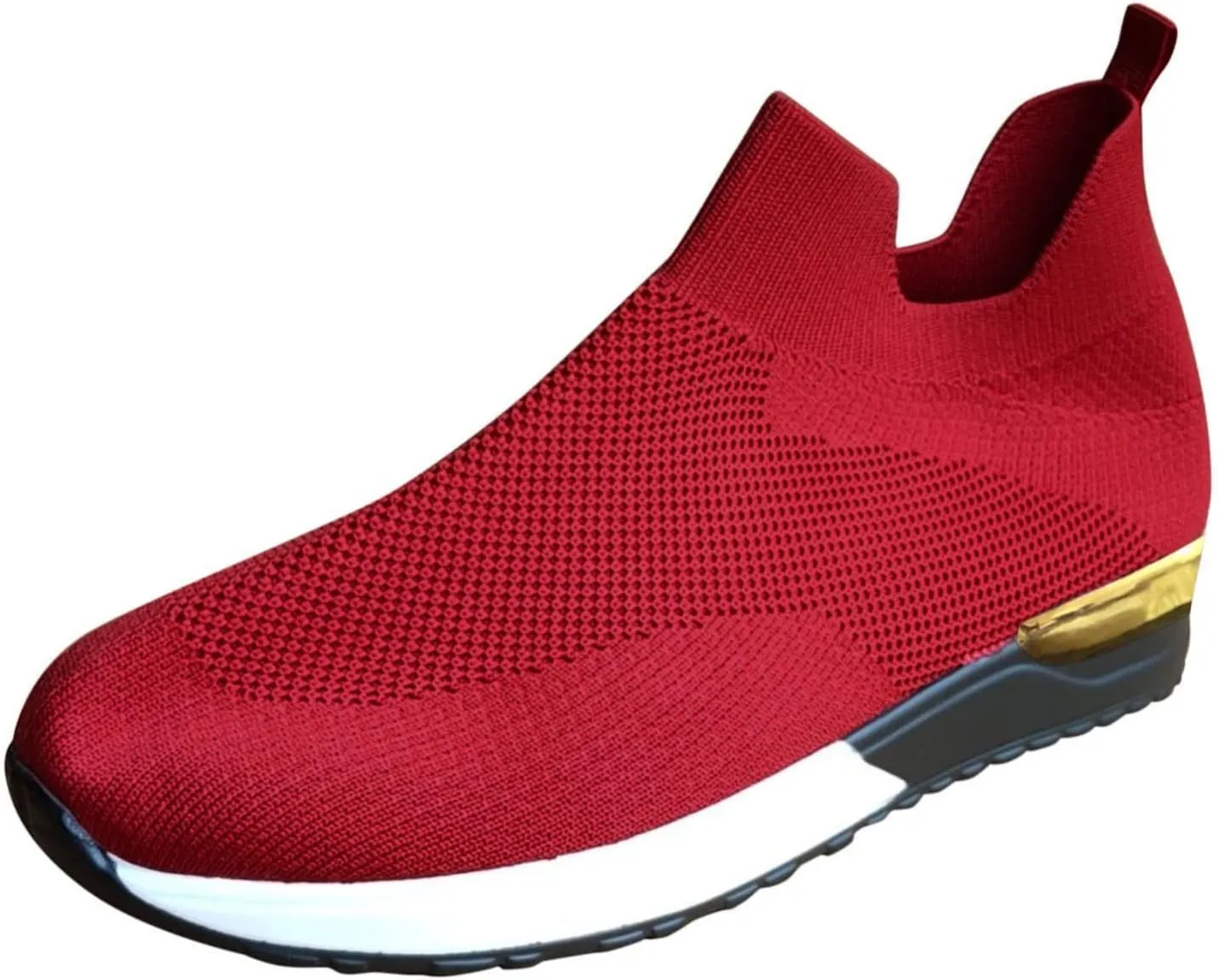 Womens Ladies Walking Running Shoes Slip On Lightweight Mens Tennis Shoes Wide Men's Casual Dress Shoes Women Shoes Sneakers Black Tennis Shoe Loafers Dress Shoe