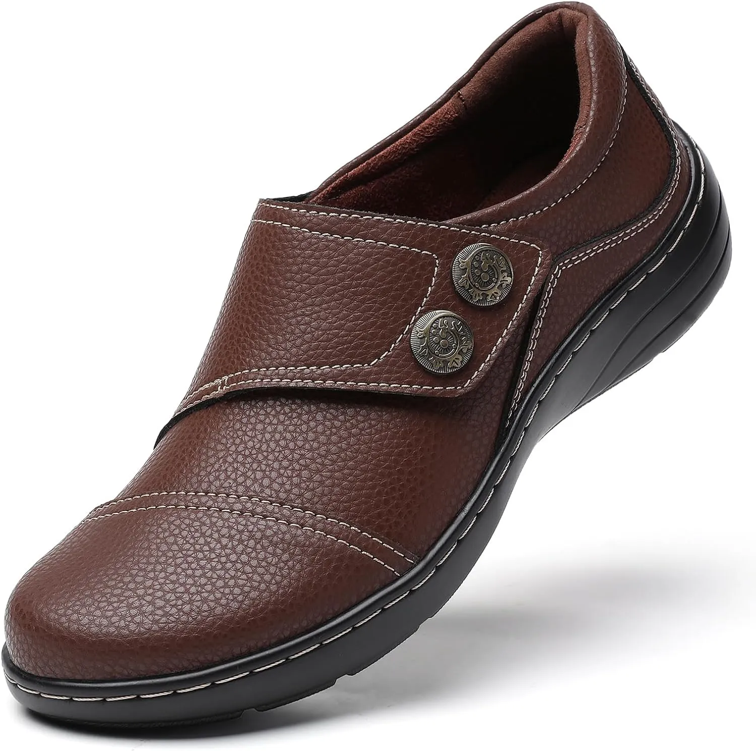 Women's Penny Loafers & Slip-ons Shoes Ladies Business Dressy Casual Flats Leather Driving Moccasins Comfortable Work Walking Shoes