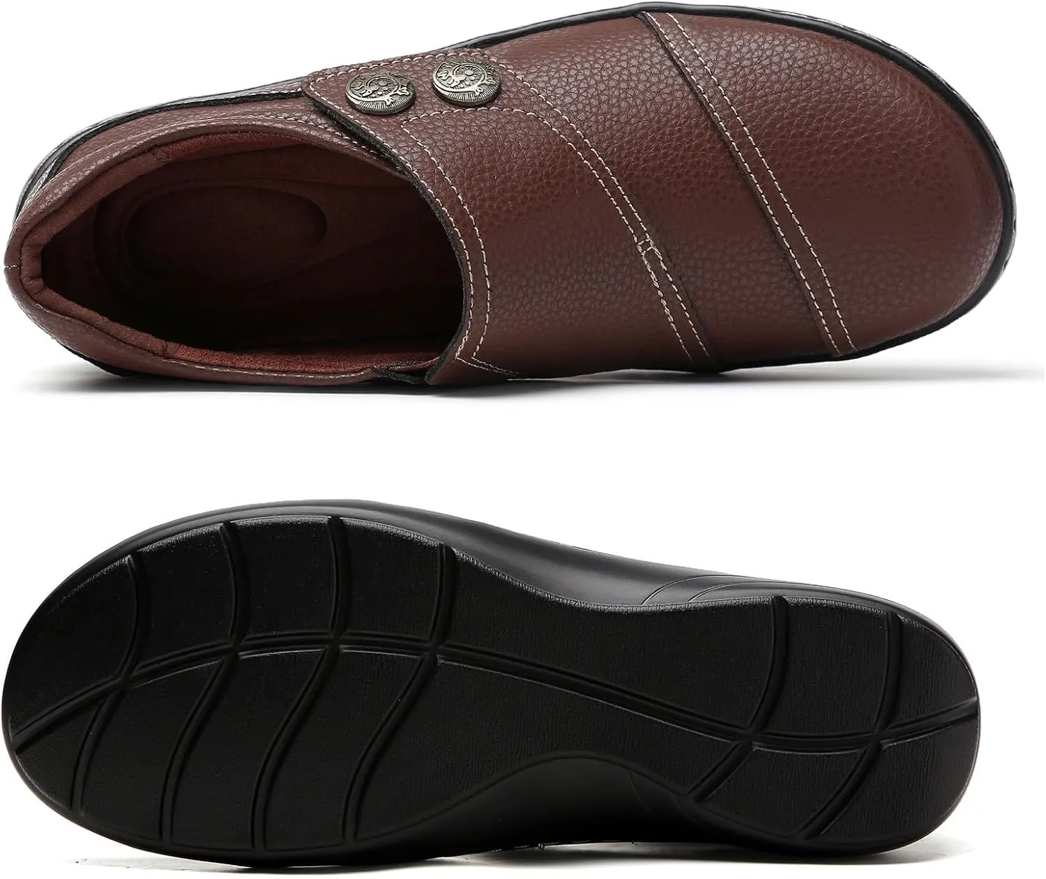 Women's Penny Loafers & Slip-ons Shoes Ladies Business Dressy Casual Flats Leather Driving Moccasins Comfortable Work Walking Shoes
