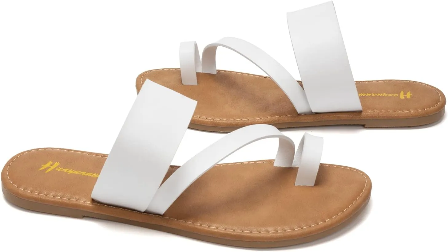 Women's Slide Sandals Slip On Flat Flip Flop Thong Casual Summer