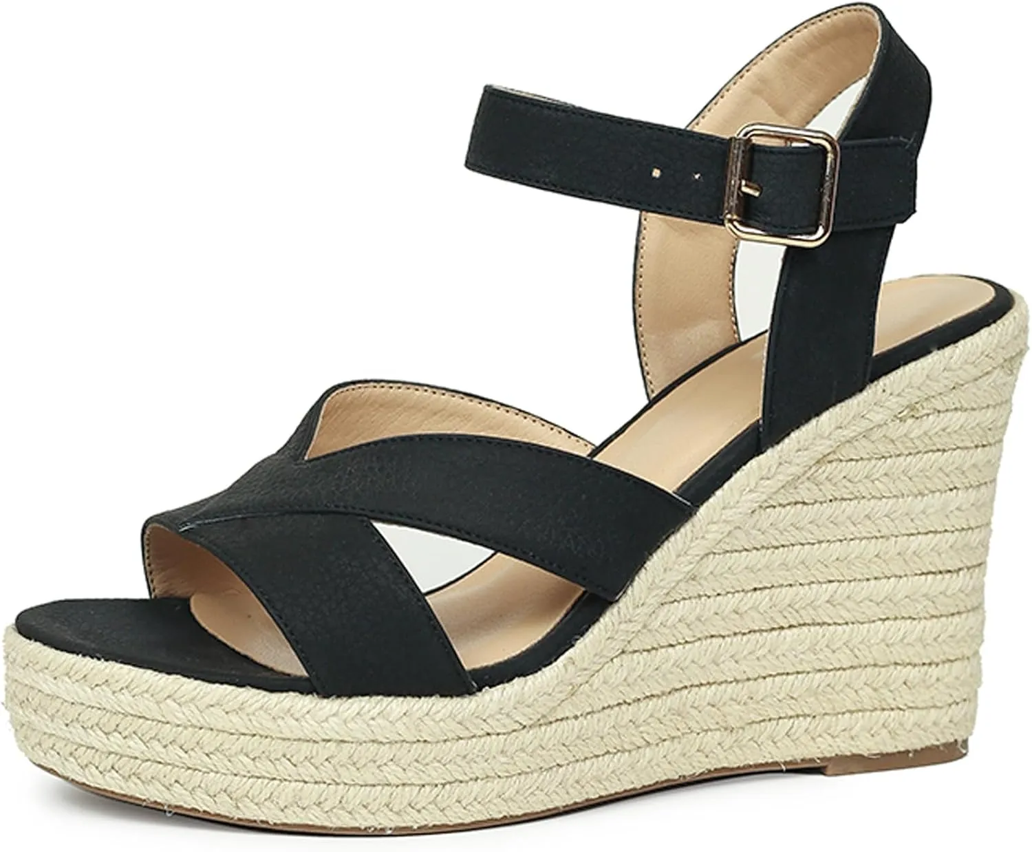 Women's Wedges Sandals Platform Open Toe Espadrille Sandals