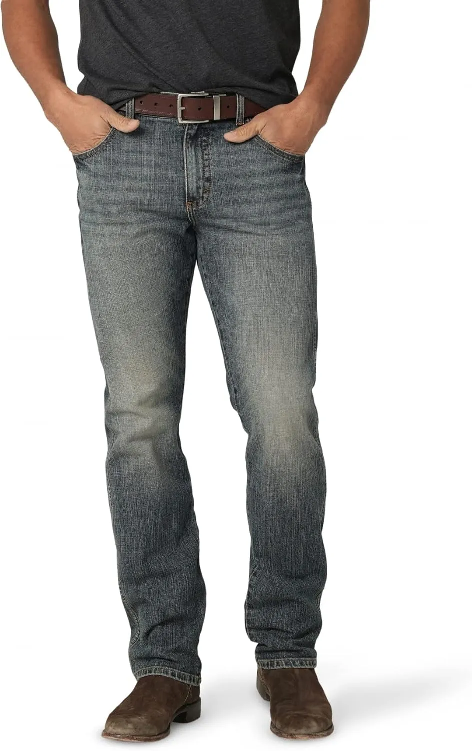 Wrangler Men's Retro Slim Fit Straight Leg Jeans