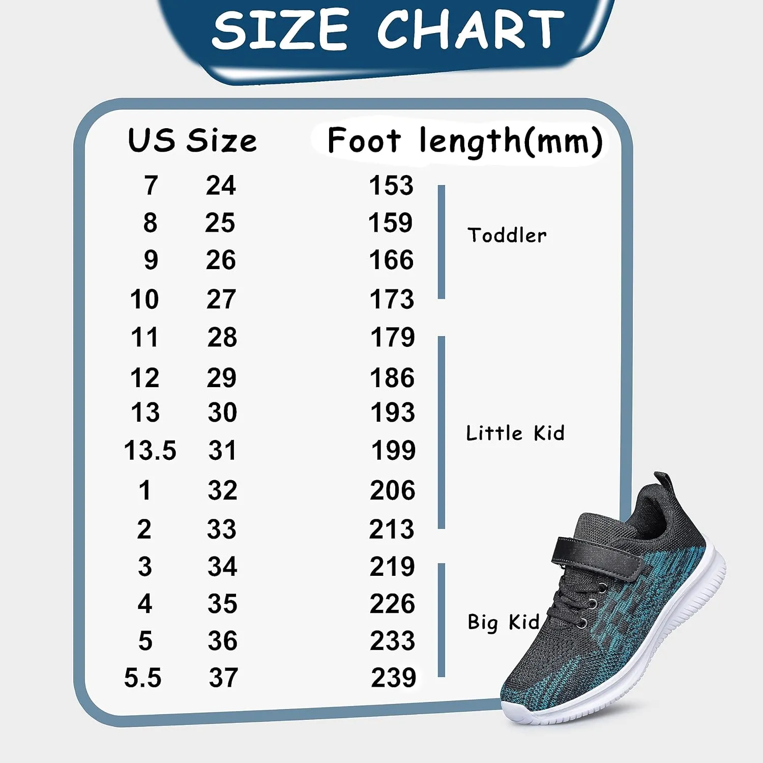 YHOON Boys Girls Shoes Kids Sneakers Breathable Athletic Running Tennis Shoes for Toddler/Little Kid/Big Kid
