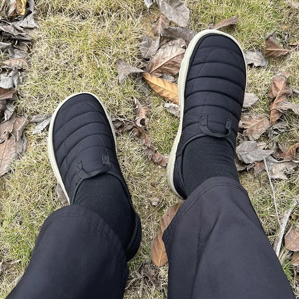 YONGJIA Men's Slip On Loafers with Arch Support Orthopedic Plantar Fasciitis Casual Slippers Non Slip Walking House Indoor Outdoor Shoes