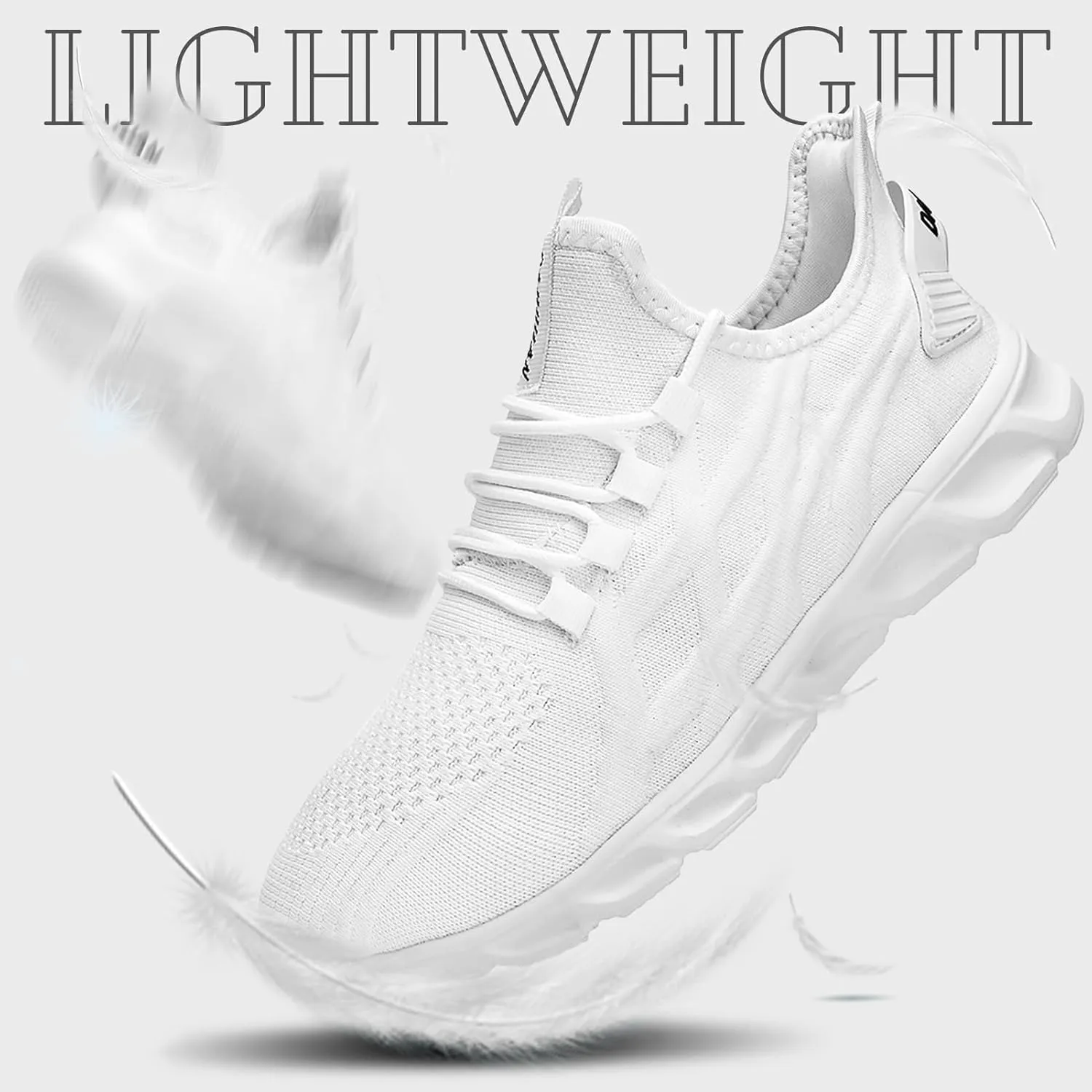 ZGPWZWL Mens Running Shoes Sneakers for Men Tennis Gym Athletic Lightweight Walking Comfortable Workout Sports Shoes