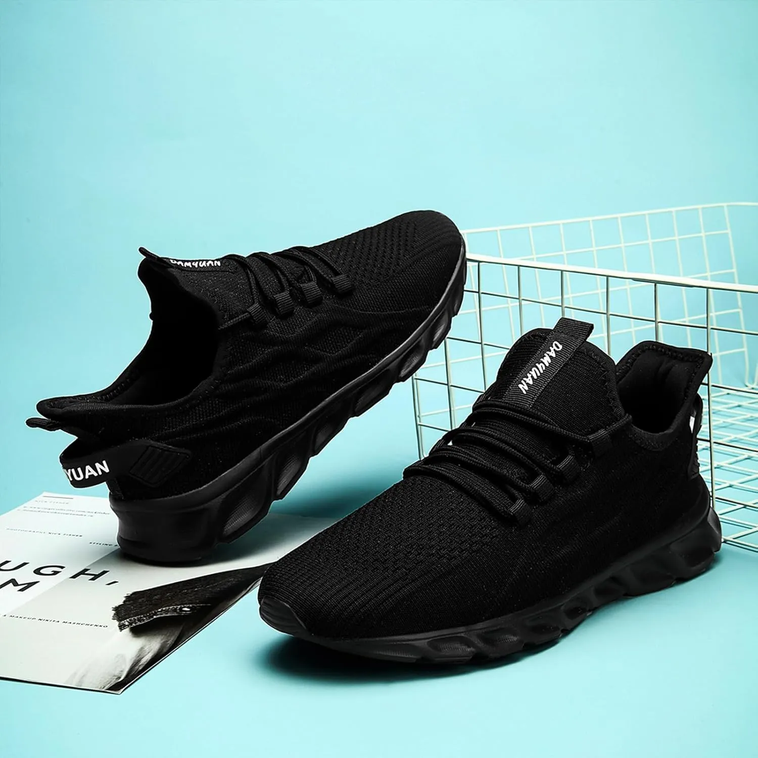 ZGPWZWL Mens Running Shoes Sneakers for Men Tennis Gym Athletic Lightweight Walking Comfortable Workout Sports Shoes