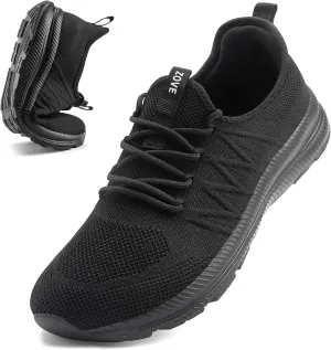 ZOVE Wide Toe Box Shoes for Men Extra Wide Width Sneakers Non-Slip Ultra Light Wide Tennis Running Shoes Breathable Casual Walking Sneakers Diabetes Workout Gym Jogging Sports